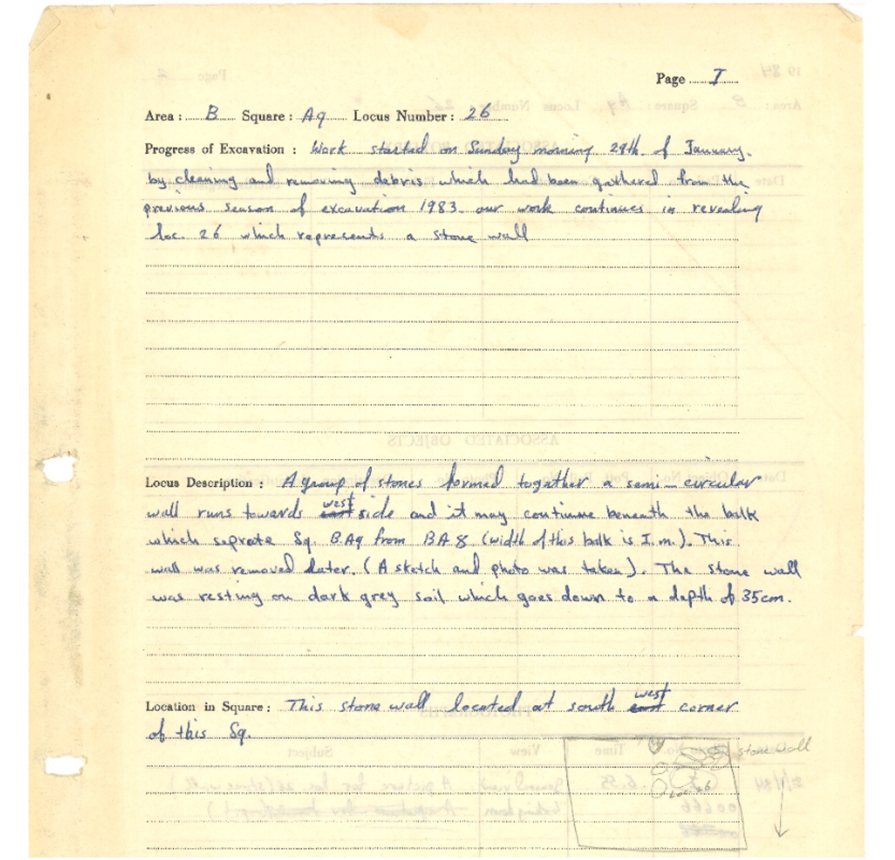 Field notes Vander Kooij et al. 2009 DANS