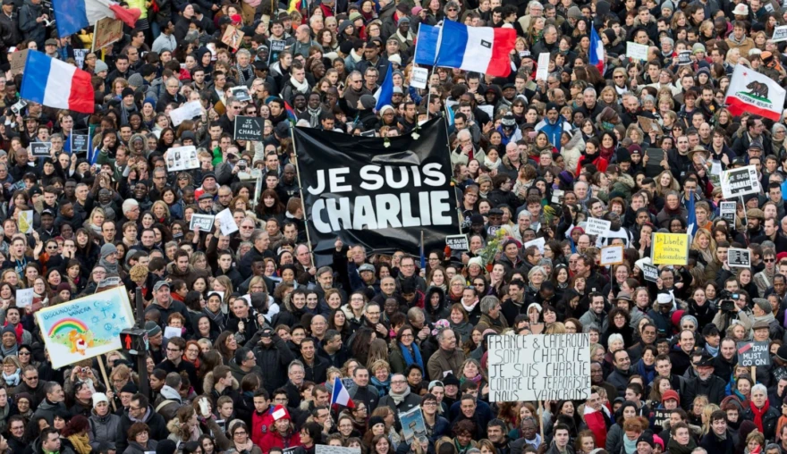 Using Twitter data to study the responses to the attacks on Charlie Hebdo